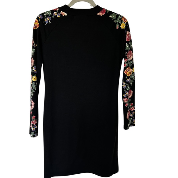 Long Sleeve Floral Bodycon Dress - Picture 2 of 2